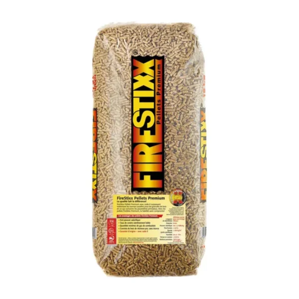 Bancale di Pellet Firestixx Premium ENplus A1 (66 sacchi da 15 kg - 990 kg)